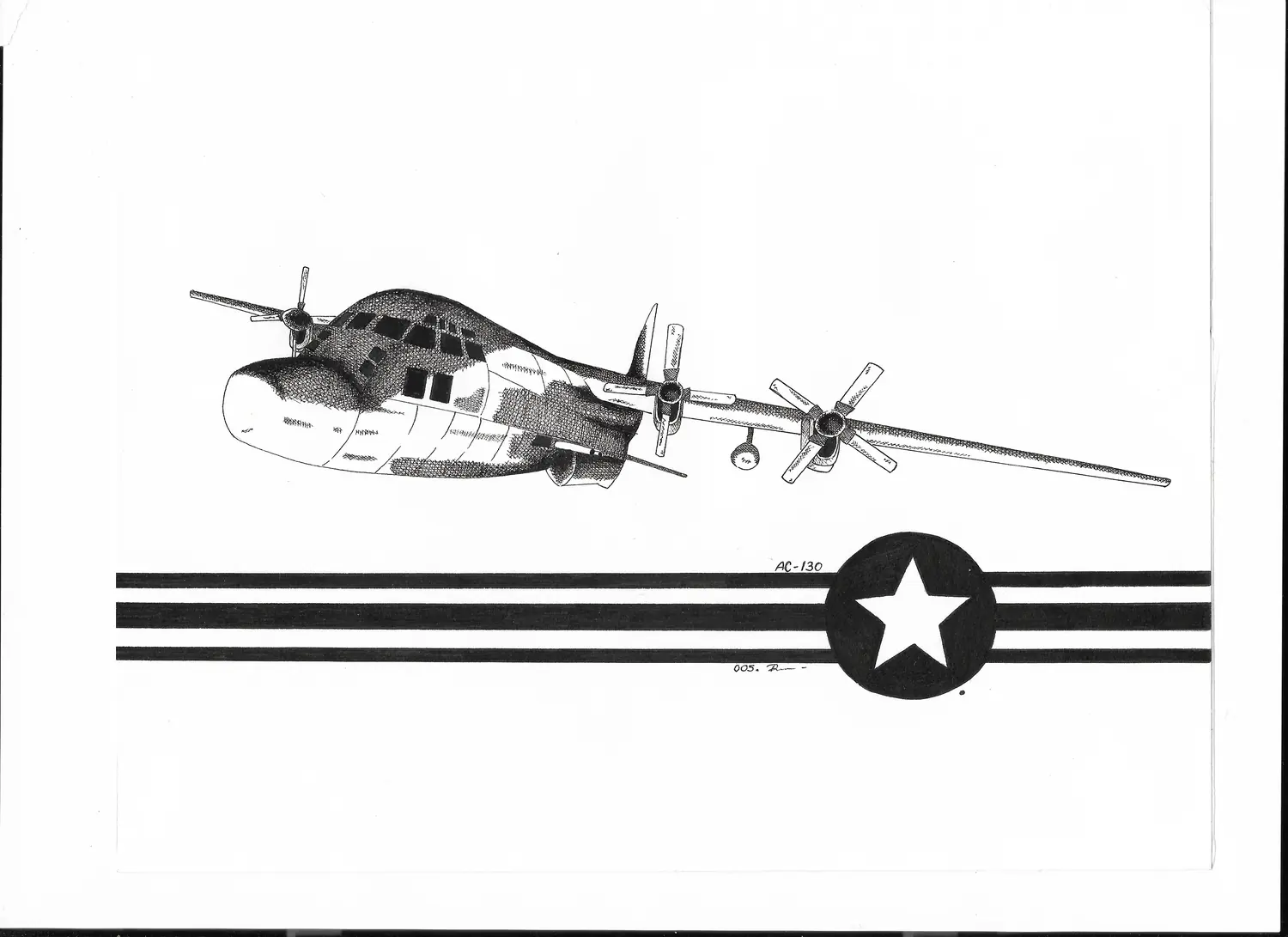 AC 130 artwork