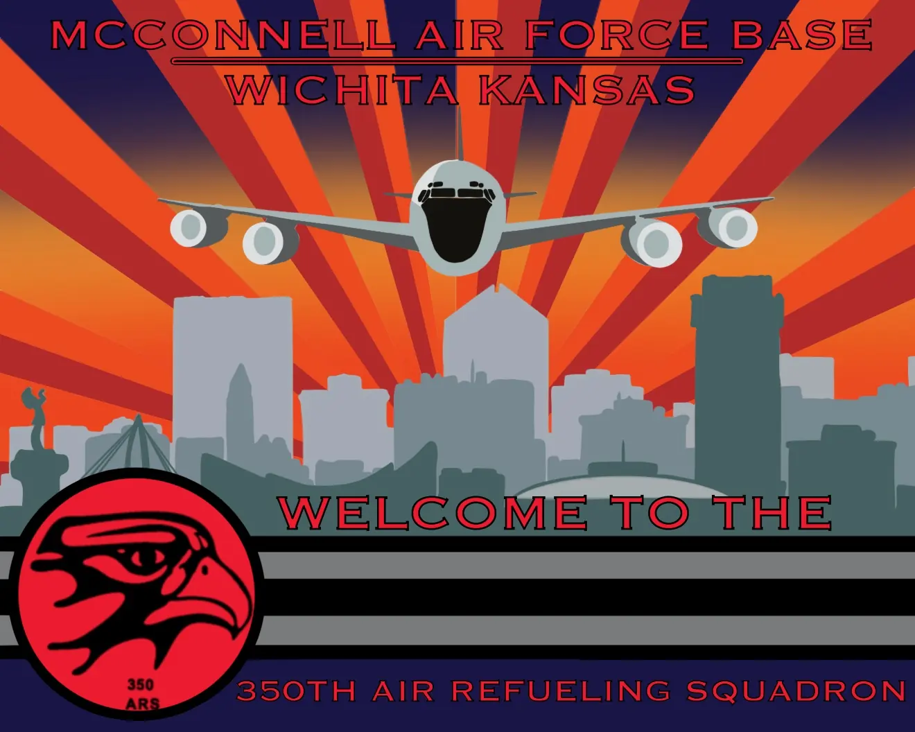 350th Air Refueling Squadron artwork