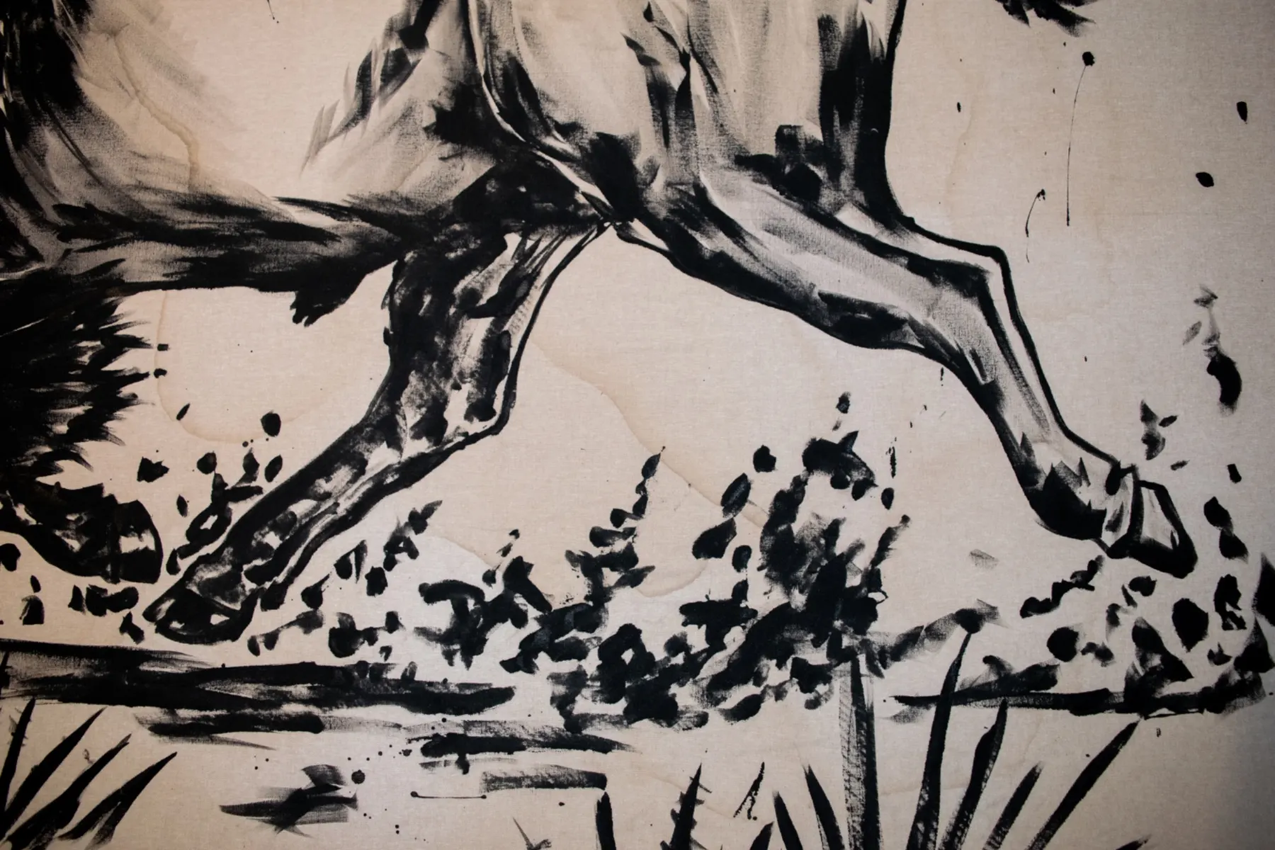 Bison artwork detail